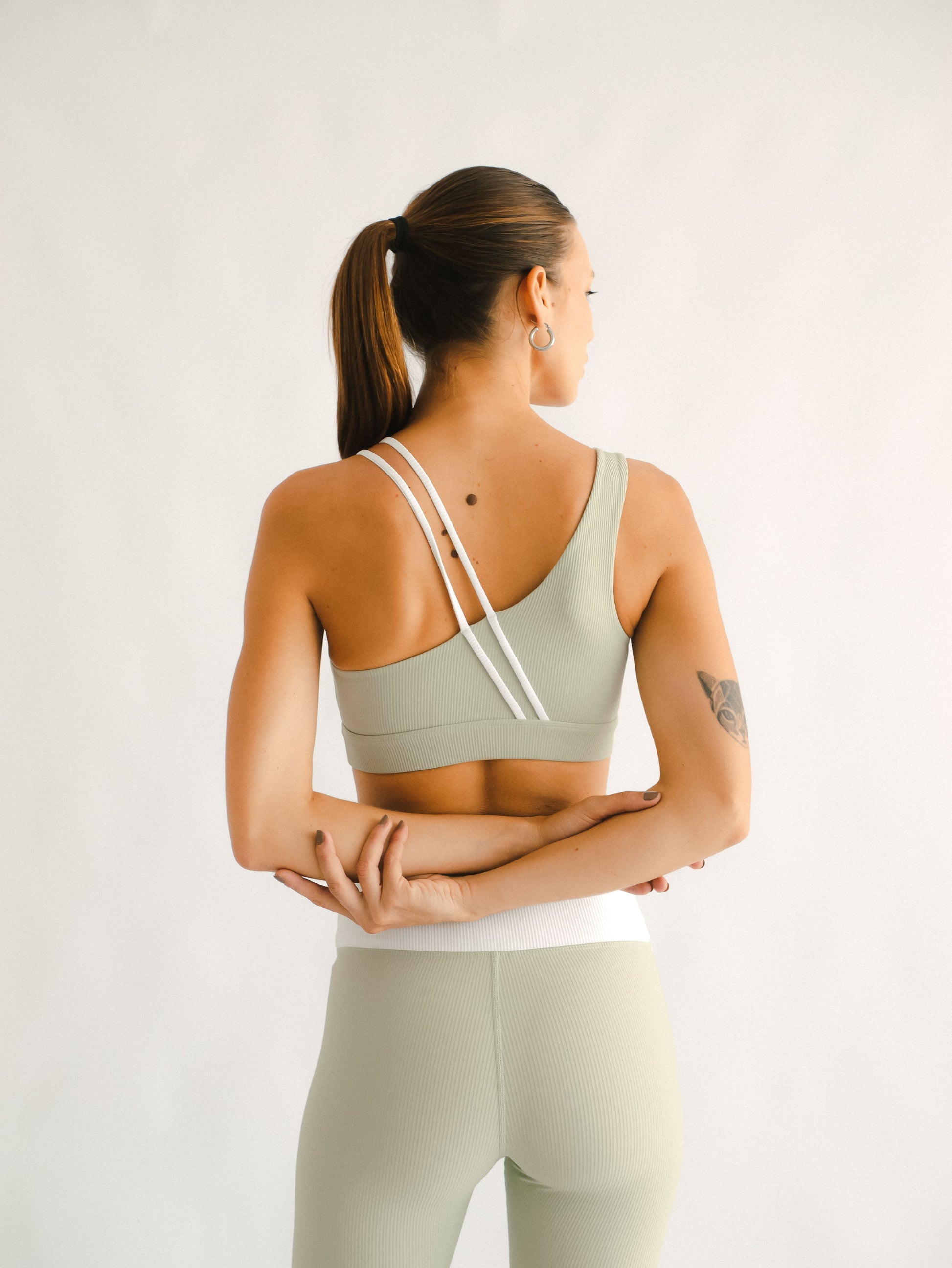 leggings cintura alta mujer y top deportivo Mollter